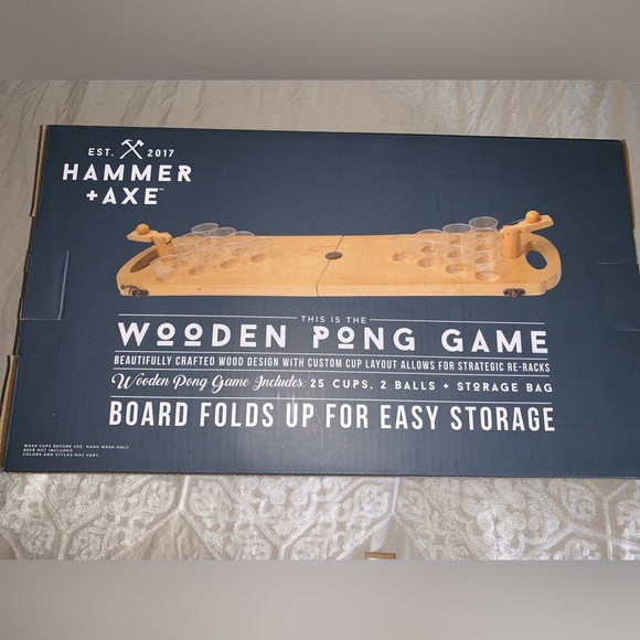 Wooden Pong Game - Picture 2 of 5